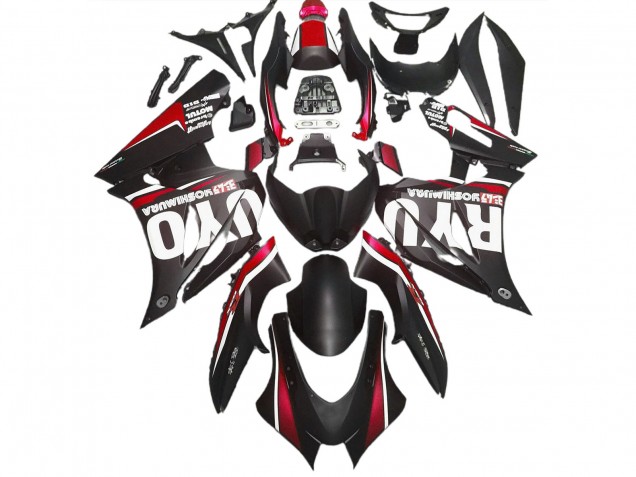 17-23 Matt Schwarz & Rot GSXR 1000 Motorrad Verkleidung 17-23 Matt Schwarz & Rot GSXR 1000 Motorrad Verkleidung
