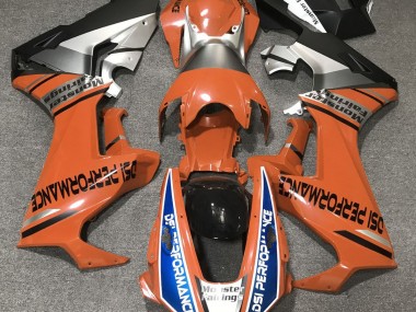 17-23 Orange Glänzend & Blau CBR1000RR Motorrad Verkleidung