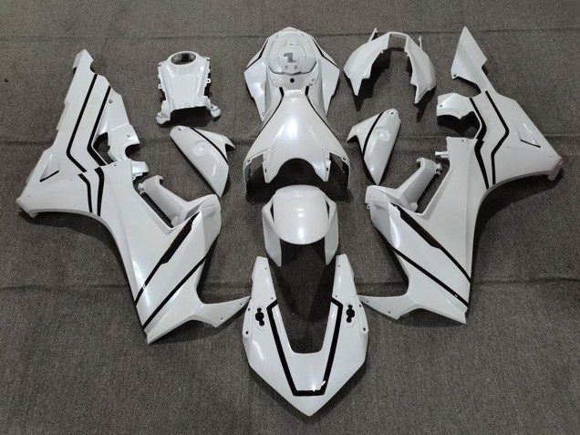 17-23 Perlweiß & Schwarzes Futter CBR1000RR Motorrad Verkleidung 17-23 Perlweiß & Schwarzes Futter CBR1000RR Motorrad Verkleidung