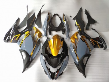 18-23 Nardo Grau & Gold Ninja 400 Motorrad Verkleidung