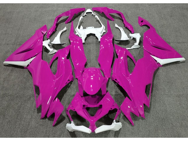 19-23 Glanzrosa & Weiß ZX6R Motorrad Verkleidung