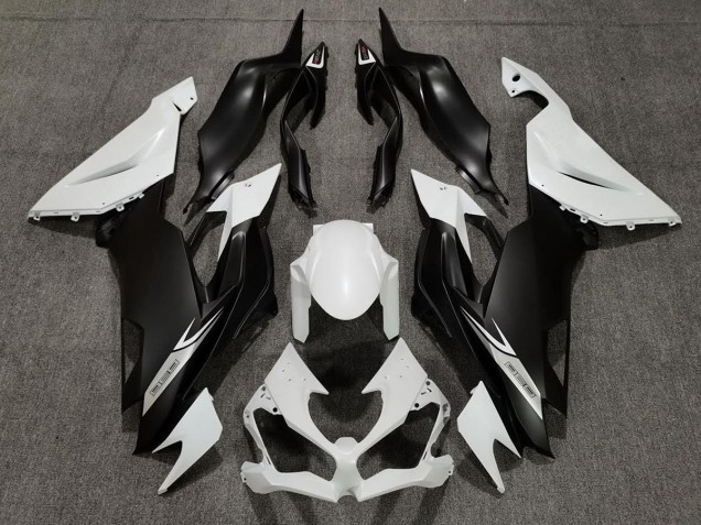 19-23 Matt Perlweiß & Schwarz ZX6R Motorrad Verkleidung
