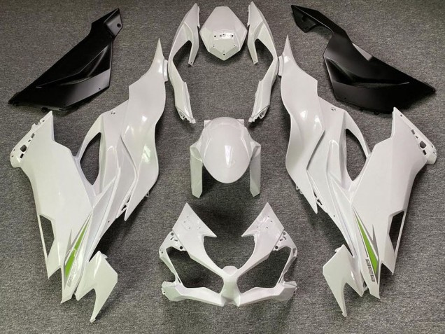19-23 Perlweiss ZX6R Motorrad Verkleidung 19-23 Perlweiss ZX6R Motorrad Verkleidung