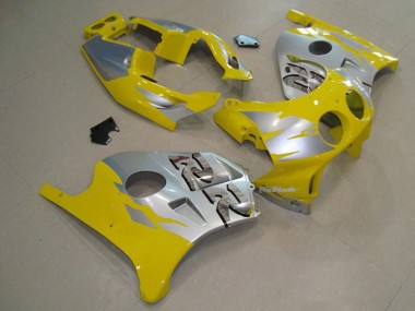 90-98 Gelb Silber CBR250RR Motorrad Verkleidung