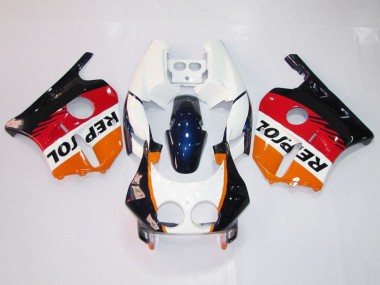 90-98 Weiß Repsol CBR250RR Motorrad Verkleidung