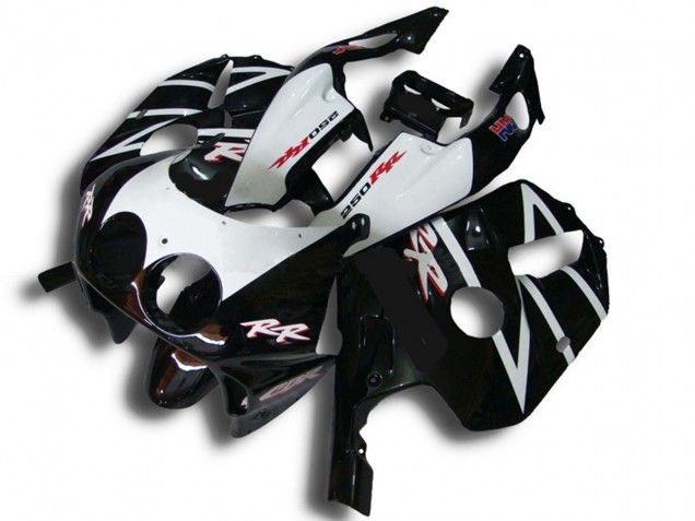 90-98 Schwarz Mit Floro Gelb CBR250RR Motorrad Verkleidung 90-98 Schwarz Mit Floro Gelb CBR250RR Motorrad Verkleidung