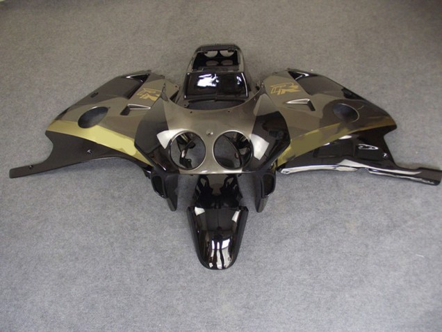 90-98 Silber Gold & Schwarz CBR250RR Motorrad Verkleidung 90-98 Silber Gold & Schwarz CBR250RR Motorrad Verkleidung