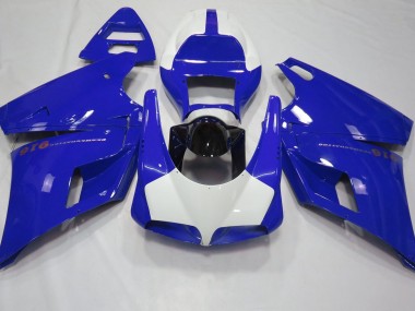 93-05 Glänzend Blau & Weiß Ducati 996 748 916 998 Motorrad Verkleidung