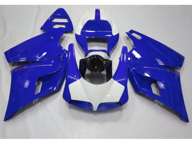 93-05 Glänzend Blau & Weiß Ducati 996 748 916 998 Motorrad Verkleidung 93-05 Glänzend Blau & Weiß Ducati 996 748 916 998 Motorrad Verkleidung