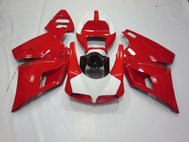 93-05 Rot & Weiß Ducati 996 748 916 998 Motorrad Verkleidung 93-05 Rot & Weiß Ducati 996 748 916 998 Motorrad Verkleidung