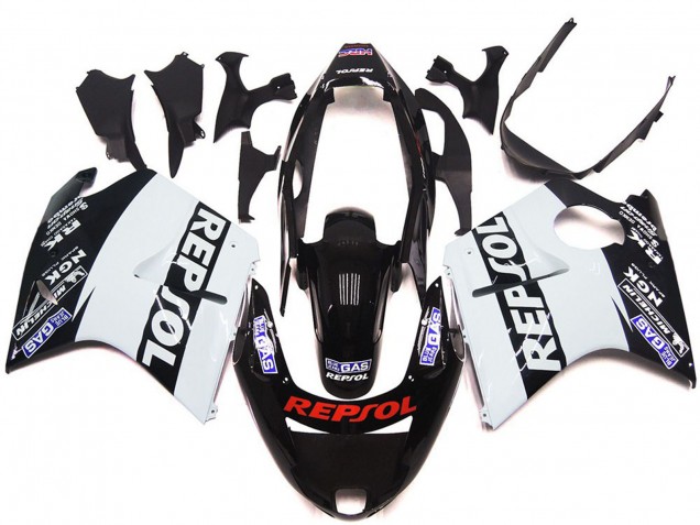 96-07 Weiß Repsol Glanz CBR1100XX Motorrad Verkleidung 96-07 Weiß Repsol Glanz CBR1100XX Motorrad Verkleidung