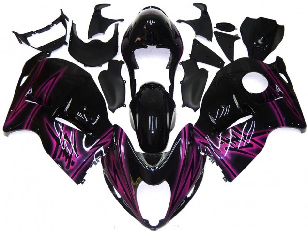 97-07 Custom Schwarz Gloss Mit Pink GSXR 1300 Motorrad Verkleidung 97-07 Custom Schwarz Gloss Mit Pink GSXR 1300 Motorrad Verkleidung