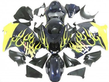 97-07 Gelb Flamme GSXR 1300 Motorrad Verkleidung