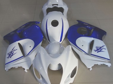 97-07 Glänzend Weiß & Tiefblau GSXR 1300 Motorrad Verkleidung
