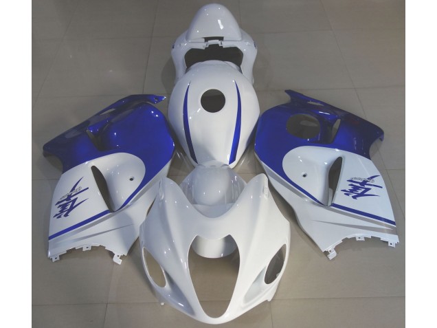 97-07 Glänzend Weiß & Tiefblau GSXR 1300 Motorrad Verkleidung 97-07 Glänzend Weiß & Tiefblau GSXR 1300 Motorrad Verkleidung