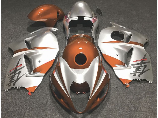 97-07 Glanzorange & Silber GSXR 1300 Motorrad Verkleidung 97-07 Glanzorange & Silber GSXR 1300 Motorrad Verkleidung