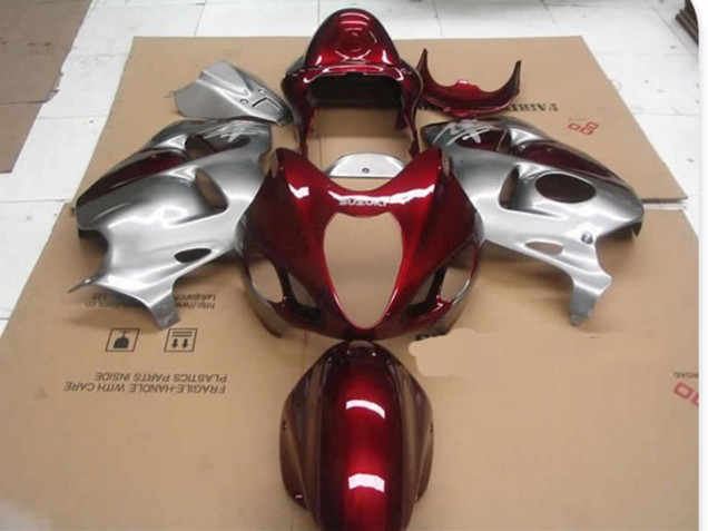 97-07 Rot D-Silber GSXR 1300 Motorrad Verkleidung 97-07 Rot D-Silber GSXR 1300 Motorrad Verkleidung