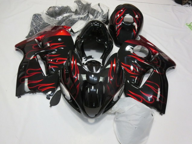 97-07 Rot Flamme GSXR 1300 Motorrad Verkleidung 97-07 Rot Flamme GSXR 1300 Motorrad Verkleidung