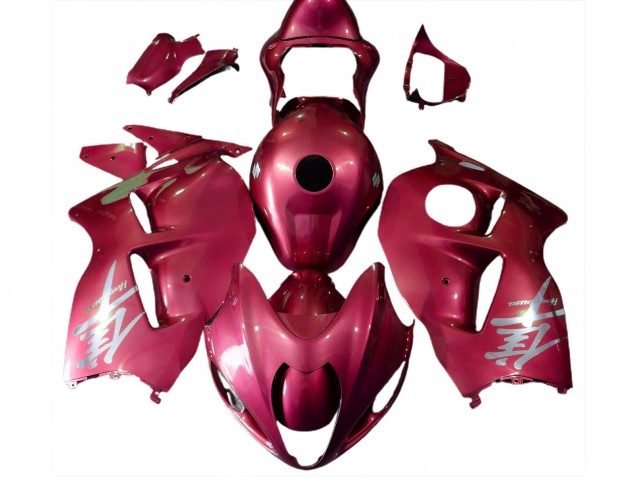 97-07 Rot Glänzend & Silbernes Logo GSXR 1300 Motorrad Verkleidung 97-07 Rot Glänzend & Silbernes Logo GSXR 1300 Motorrad Verkleidung