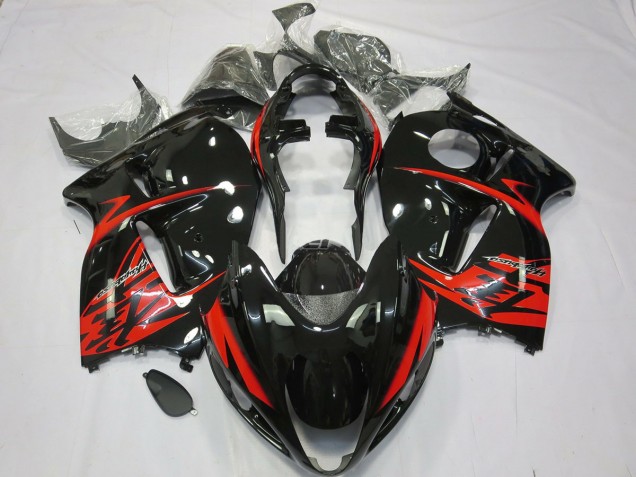 97-07 Rot & Schwarz GSXR 1300 Motorrad Verkleidung 97-07 Rot & Schwarz GSXR 1300 Motorrad Verkleidung