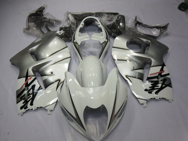 97-07 Weiß & Silber GSXR 1300 Motorrad Verkleidung 97-07 Weiß & Silber GSXR 1300 Motorrad Verkleidung