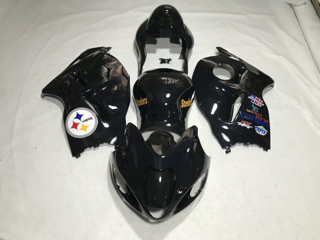 97-07 Teamlogo In Schwarz Glänzend GSXR 1300 Motorrad Verkleidung 97-07 Teamlogo In Schwarz Glänzend GSXR 1300 Motorrad Verkleidung