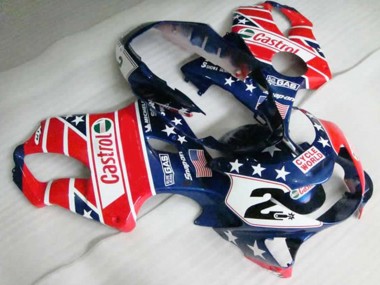 99-00 Rot Castrol CBR600 F4 Motorrad Verkleidung