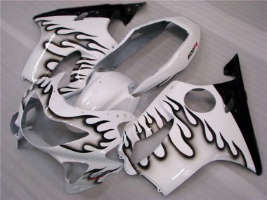 99-00 Weiß & Schwarz Flamme CBR600 F4 Motorrad Verkleidung