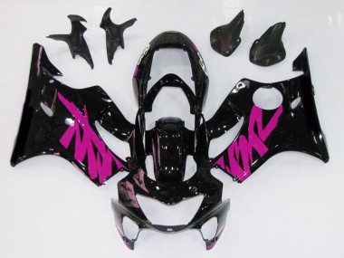 99-00 Schwarz Glänzend & Pink CBR600 F4 Motorrad Verkleidung