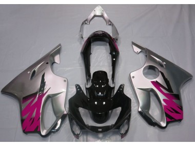 99-00 Silber Glänzend & Rosa CBR600 F4 Motorrad Verkleidung