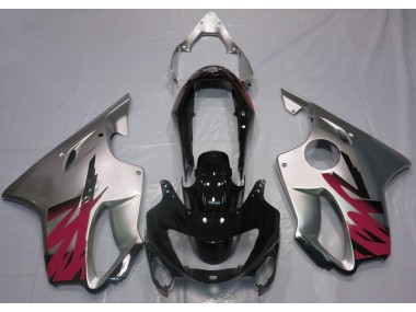 99-00 Silber Glänzend & Rot CBR600 F4 Motorrad Verkleidung