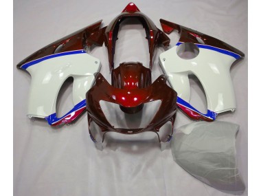 99-00 Tiefrot & Blau CBR600 F4 Motorrad Verkleidung